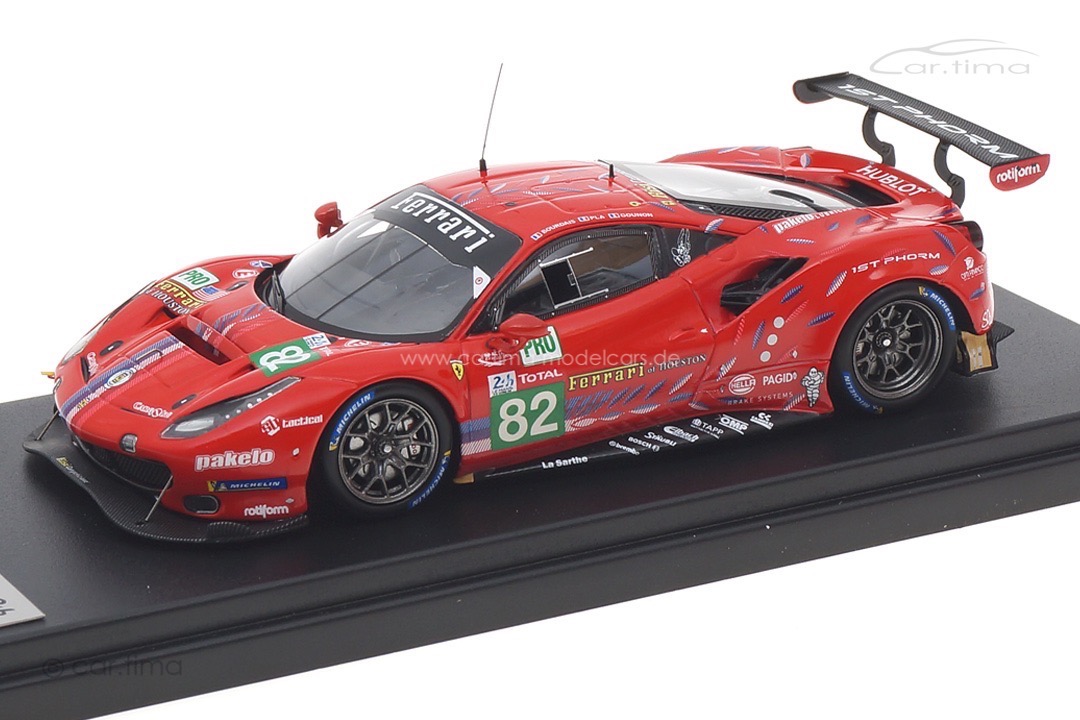 Ferrari 488 GTE Evo 24h Le Mans 2020 Bourdais/Gounon/Pla Looksmart 1:43 LSLM105 Ferrari 488 GTE Evo 24h Le Mans 2020 Bourdais/Gounon/Pla Looksmart 1:43 LSLM105
