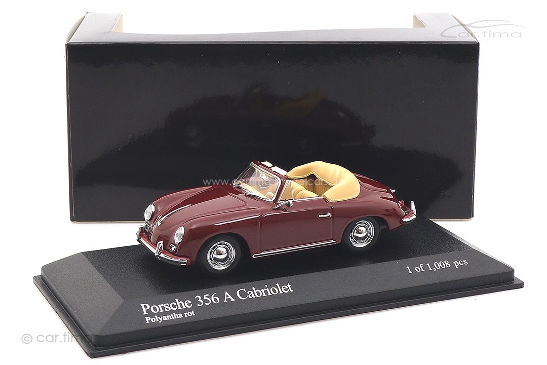 Porsche 356 A Cabriolet Polyantharot Minichamps 1:43 400064231