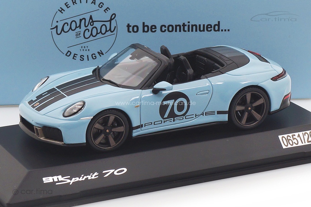 Porsche 911 (992) Carrera GTS Spirit 70 Meissenblau Spark 1:43 WAP0200550SGTS