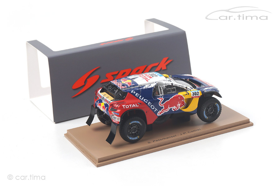 Peugeot 2008 DKR16 Winner Dakar 2016 Peterhansel/Cottret Spark 1:43 S4876 Peugeot 2008 DKR16 Winner Dakar 2016 Peterhansel/Cottret Spark 1:43 S4876