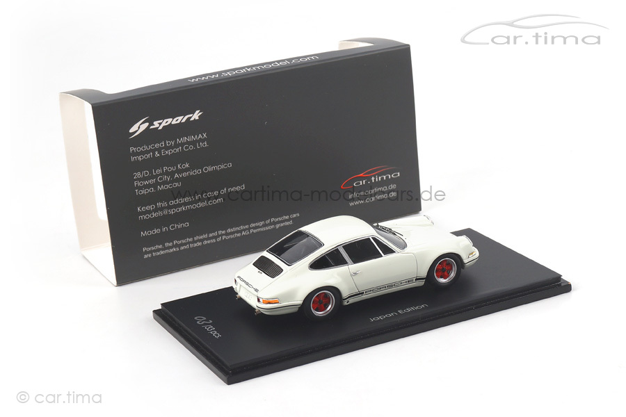 Porsche 911 S Japan Edition Spark car.tima CUSTOMIZED 1:43 CA04315016 Porsche 911 S Japan Edition Spark car.tima CUSTOMIZED 1:43 CA04315016