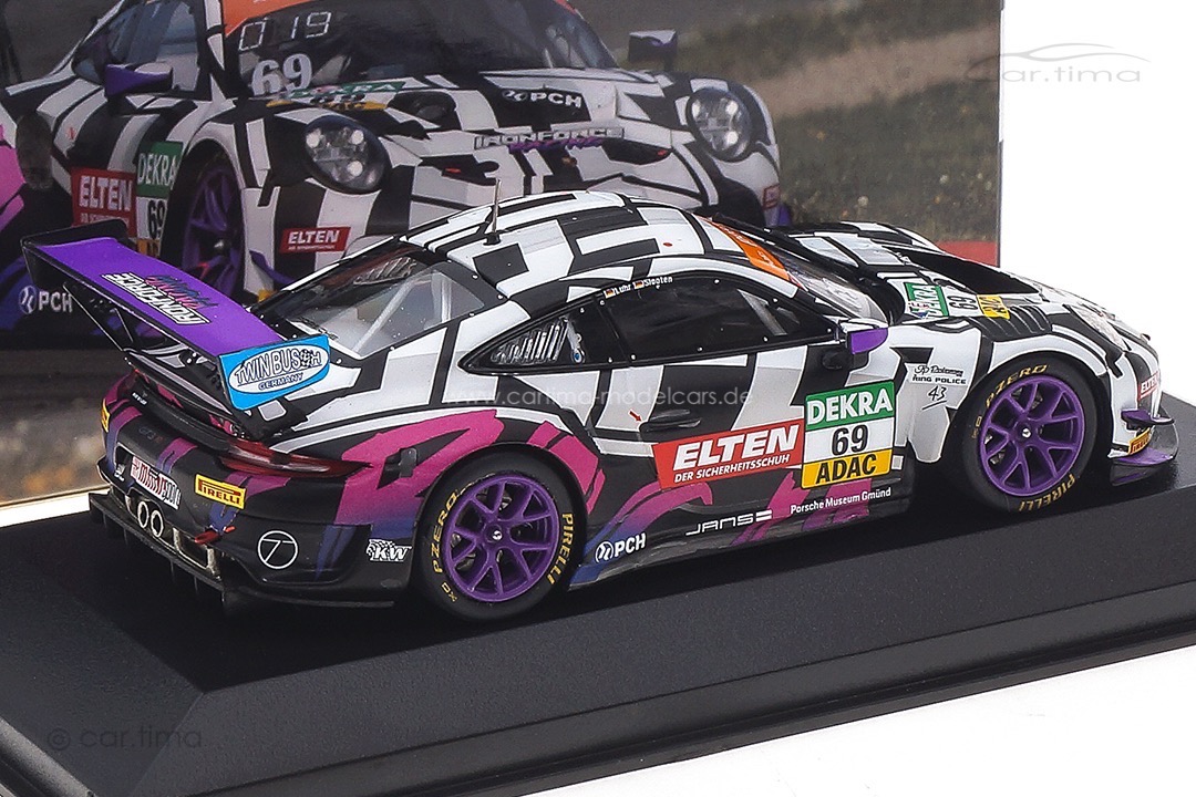 Porsche 911 GT3 R ADAC GT Masters 2019 Iron Force Minichamps 1:43 413196069 Porsche 911 GT3 R ADAC GT Masters 2019 Iron Force Minichamps 1:43 413196069