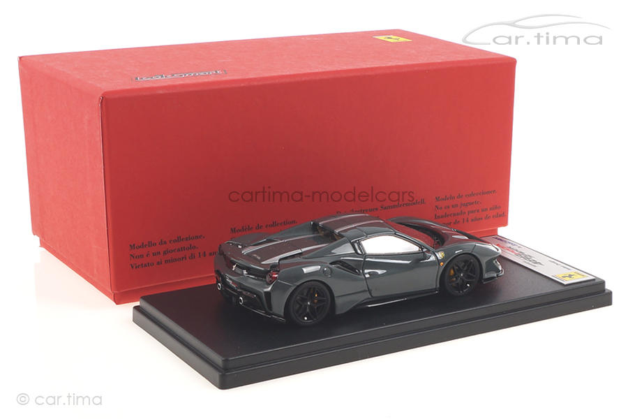 Ferrari 488 Pista Spider Hard Top Grigio Medio/Argento Nürburgring LookSmart 1:43 LS496HTC Ferrari 488 Pista Spider Hard Top Grigio Medio/Argento Nürburgring LookSmart 1:43 LS496HTC