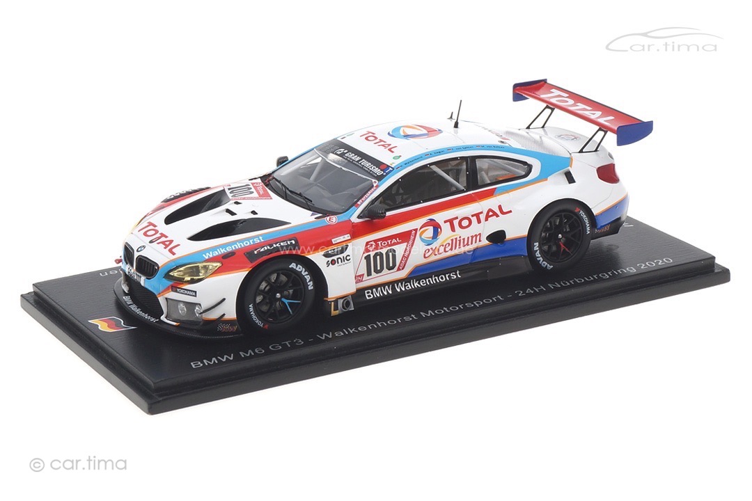 BMW M6 GT3 24h Nürburgring 2020 Walkenhorst/Ziegler/von Bohlen Spark 1:43 SG709