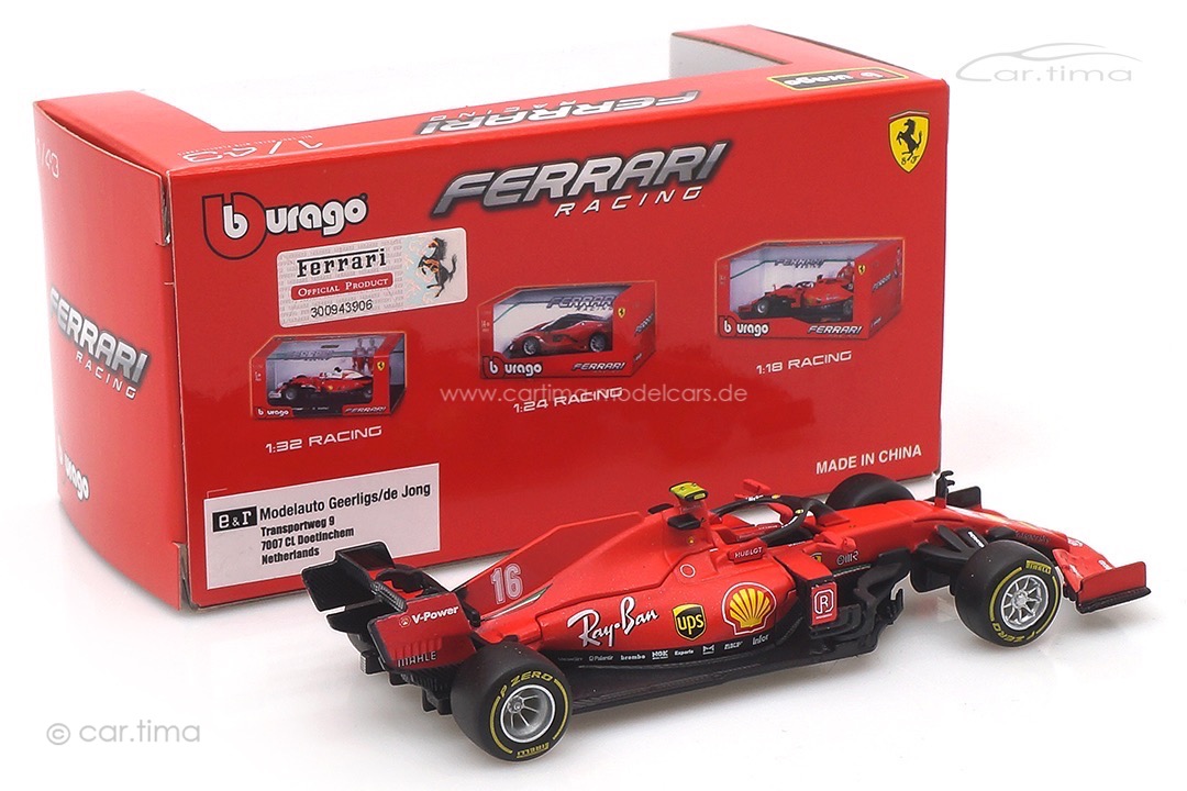 Ferrari SF1000 GP Österreich 2020 Charles Leclerc Bburago 1:43 18-36823L Ferrari SF1000 GP Österreich 2020 Charles Leclerc Bburago 1:43 18-36823L