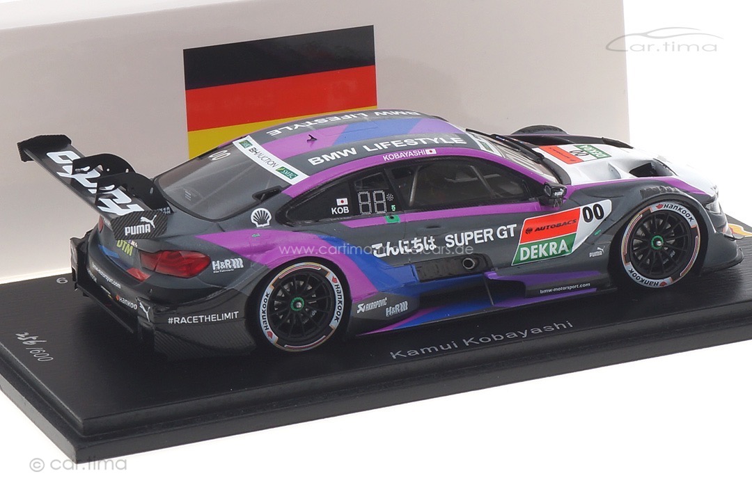 BMW M4 DTM Super GT x DTM Dream Race Fuji 2019 Kamui Kobayashi Spark 1:43 SG643 BMW M4 DTM Super GT x DTM Dream Race Fuji 2019 Kamui Kobayashi Spark 1:43 SG643