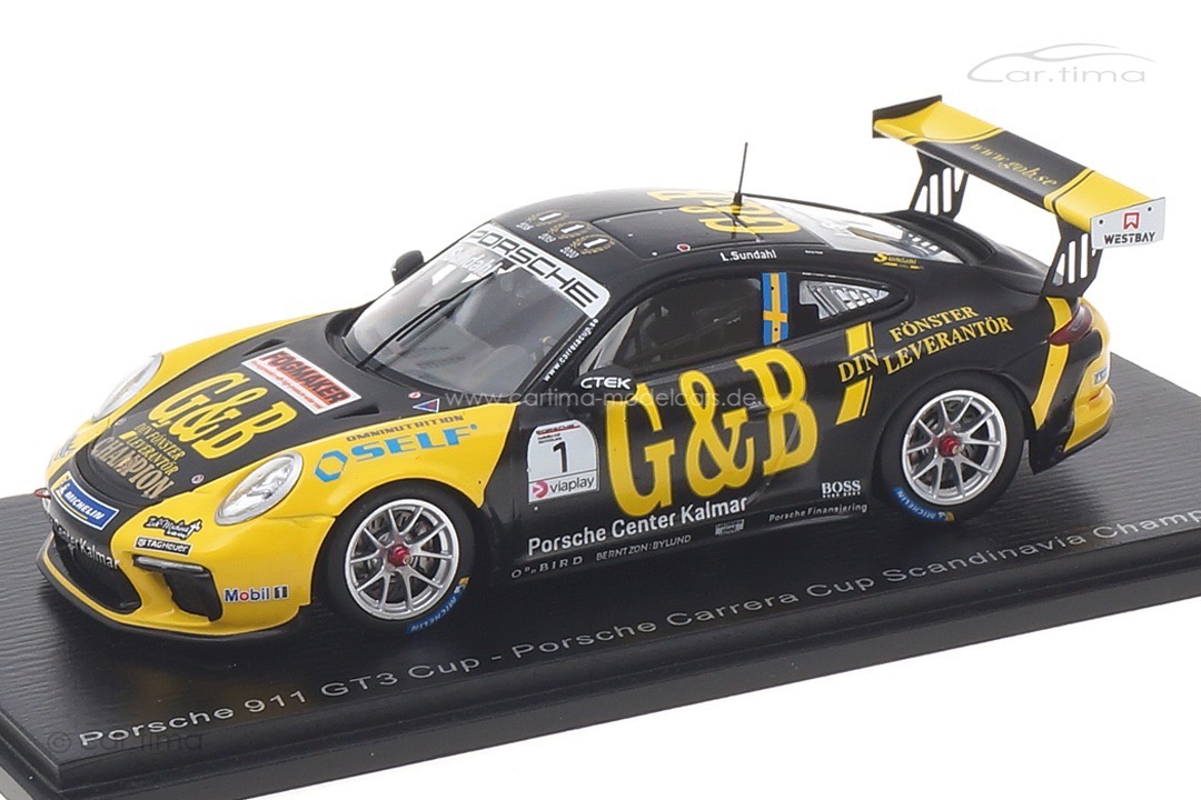 Porsche 911 GT3 Cup Porsche Carrera Cup Scandinavia Champion 2020 Lukas Sundahl Spark 1:43 S8498