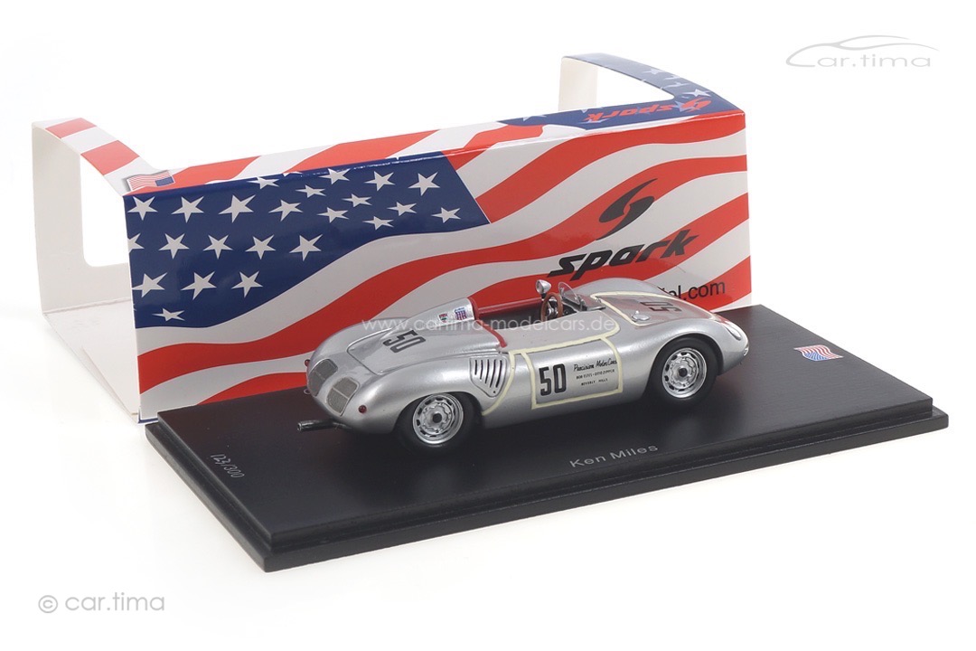 Porsche 718 RS60 Riverside SCCA 1960 Ken Miles Spark 1:43 US113 Porsche 718 RS60 Riverside SCCA 1960 Ken Miles Spark 1:43 US113
