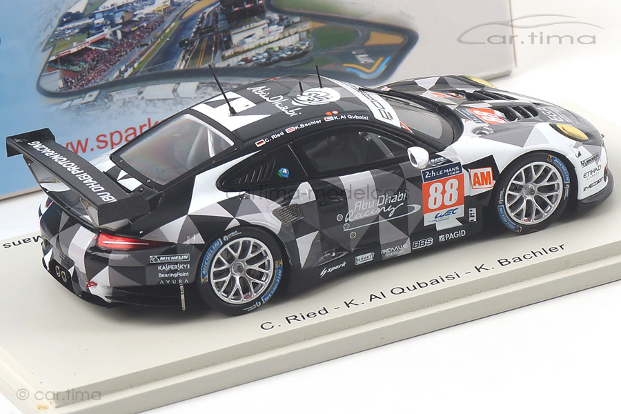 Porsche 911 RSR 24h Le Mans 2015 Al Qubaisi/Bachler/Ried Spark 1:43 S4673 Porsche 911 RSR 24h Le Mans 2015 Al Qubaisi/Bachler/Ried Spark 1:43 S4673