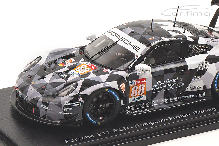 Porsche 911 RSR 24h Le Mans 2018 Al Qubaisi/Cairoli/Roda Spark 1:43 S7042
