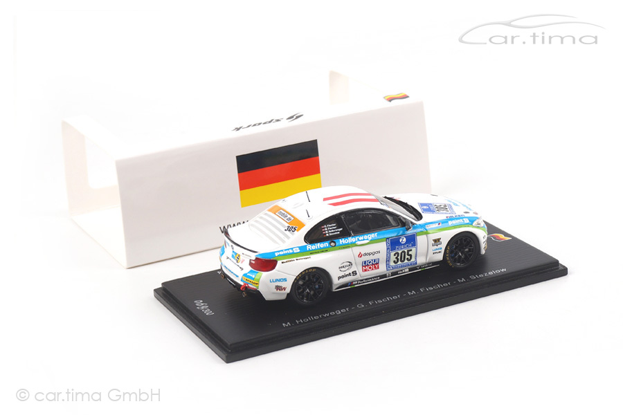 BMW M235i 24h Nürburgring 2014 Fischer/Hollerweger/Stezelow Spark 1:43 SG163