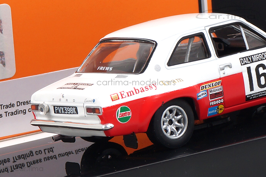 Ford Escort MK II RS 1600 RAC Rally 1971 Mäkinen/Liddon IXO 1:43 RAC260 Ford Escort MK II RS 1600 RAC Rally 1971 Mäkinen/Liddon IXO 1:43 RAC260