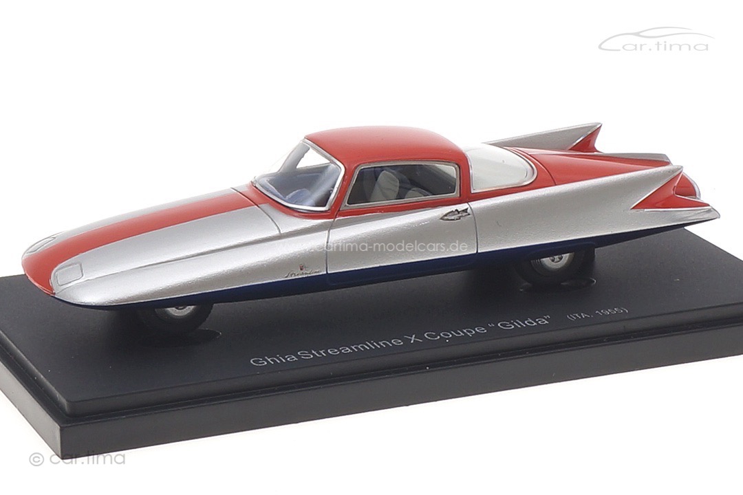 Ghia Streamline X Coupe "Gilda" silber/rot Avenue43 1:43 60074 Ghia Streamline X Coupe "Gilda" silber/rot Avenue43 1:43 60074