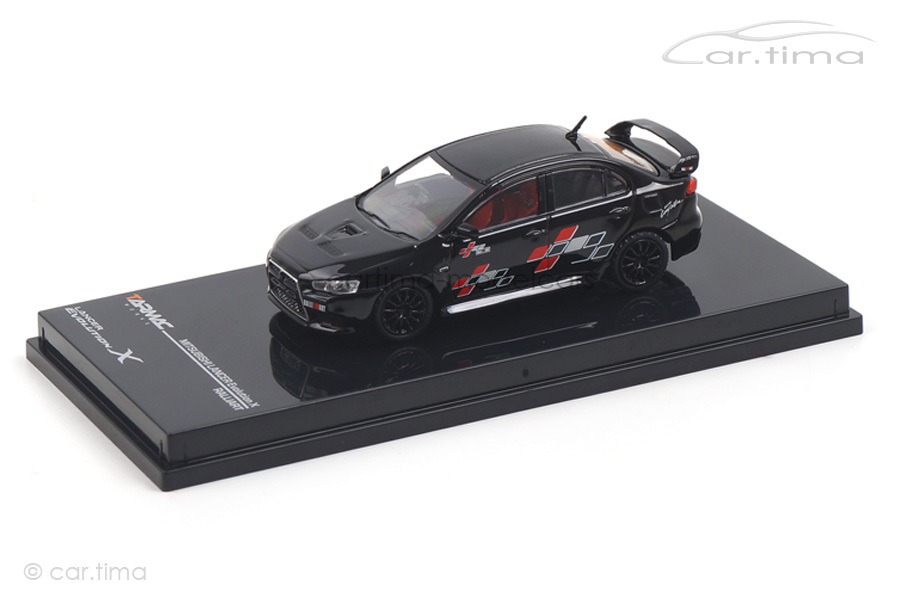 Mitsubishi Lancer Evo X RalliArt schwarz Tarmac 1:64 T64-004-REB Mitsubishi Lancer Evo X RalliArt schwarz Tarmac 1:64 T64-004-REB