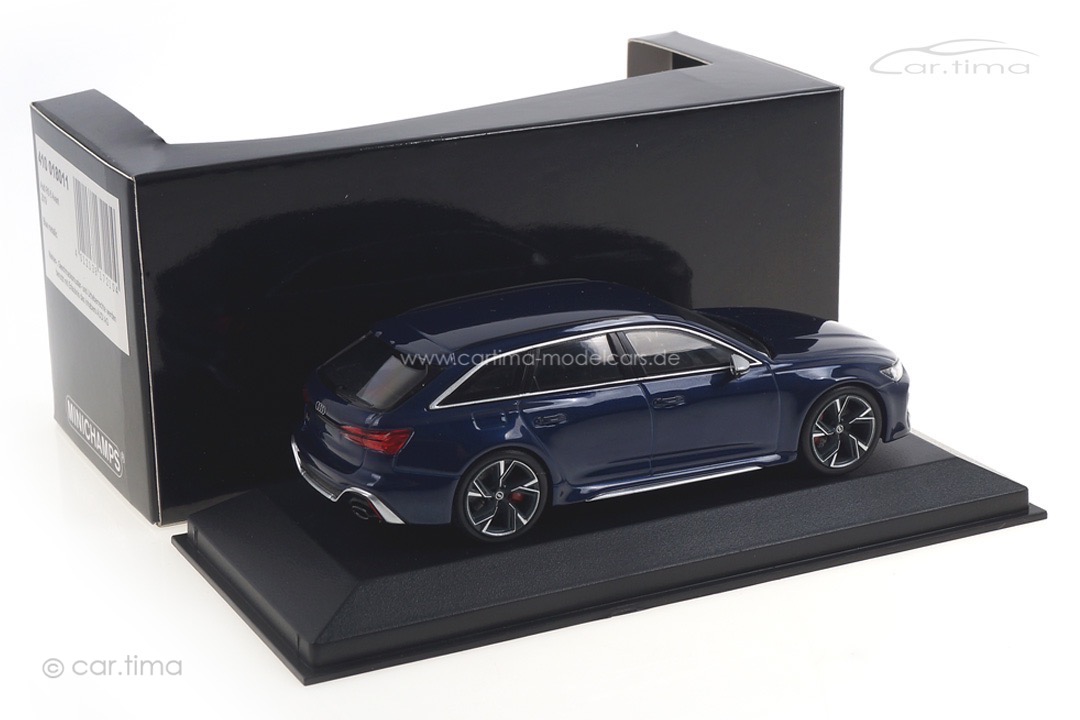 Audi RS6 Avant 2019 Navarrablau met. Minichamps 1:43 410018011 Audi RS6 Avant 2019 Navarrablau met. Minichamps 1:43 410018011