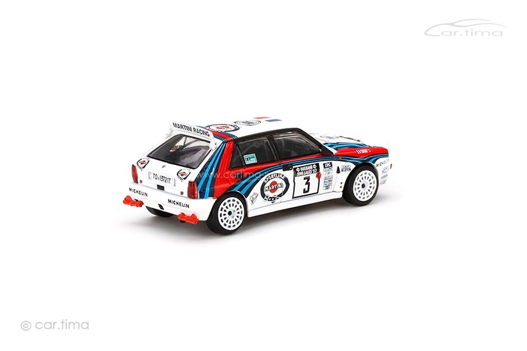 Lancia Delta HF Integrale EVO #3 Winner 1000 Lakes 1992 MINI GT 1:64 MGT00322-L