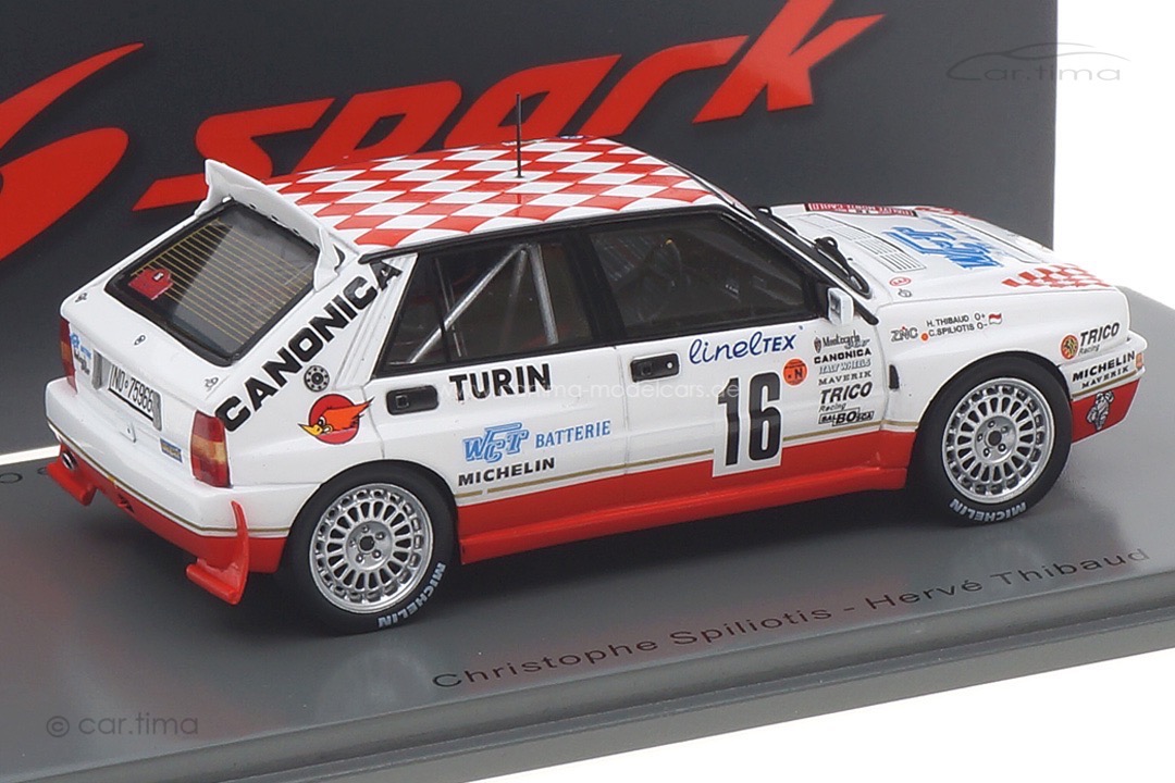 Lancia Delta HF Integrale EVO Rally Monte Carlo 1993 Spiliotis/Thibaud Spark 1:43 S9026 Lancia Delta HF Integrale EVO Rally Monte Carlo 1993 Spiliotis/Thibaud Spark 1:43 S9026