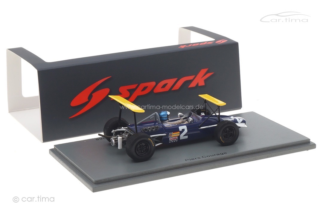 Brabham BT23C Winner Buenos Aires F2 1968 Piers Courage Spark 1:43 S7430 Brabham BT23C Winner Buenos Aires F2 1968 Piers Courage Spark 1:43 S7430