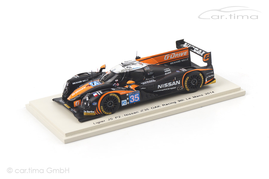 Ligier JS P2-Nissan 24h Le Mans 2014 Brundle/Mardenborough/Shulzhitskiy Spark 1:43 S4216 Ligier JS P2-Nissan 24h Le Mans 2014 Brundle/Mardenborough/Shulzhitskiy Spark 1:43 S4216