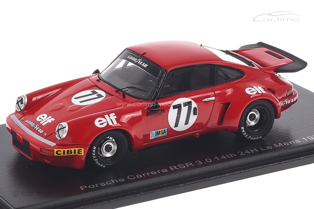 Porsche Carrera RSR 24h Le Mans 1976 Vaugh/Rulon-Miller/Laffeach Spark 1:43 S3531 Porsche Carrera RSR 24h Le Mans 1976 Vaugh/Rulon-Miller/Laffeach Spark 1:43 S3531
