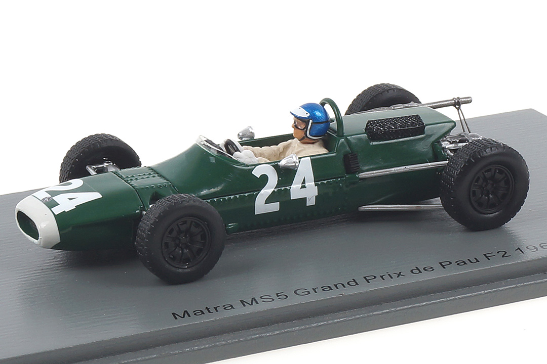 Matra MS5 Grand Prix de Pau F2 1966 Jacky Ickx Spark 1:43 SF182 Matra MS5 Grand Prix de Pau F2 1966 Jacky Ickx Spark 1:43 SF182