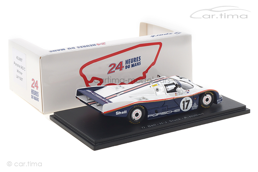Porsche 962 C Winner 24h Le Mans 1987 Bell/Stuck/Holbert Spark 1:43 43LM87