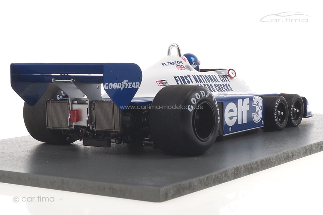 Tyrrell P34 GP Brasilien 1977 Ronnie Peterson Spark 1:18 18S472 Tyrrell P34 GP Brasilien 1977 Ronnie Peterson Spark 1:18 18S472