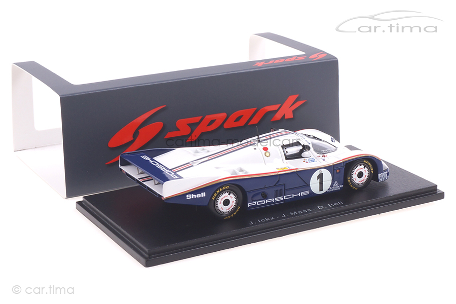 Porsche 962 C 24h Le Mans 1985 Bell/Ickx/Mass Spark 1:43 S4086 Porsche 962 C 24h Le Mans 1985 Bell/Ickx/Mass Spark 1:43 S4086