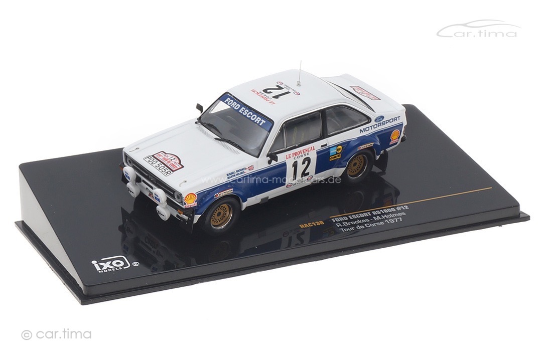 Ford Escort MK II RS 1800 Tour de Corse 1977  Brookes / Holmes IXO 1:43 RAC138