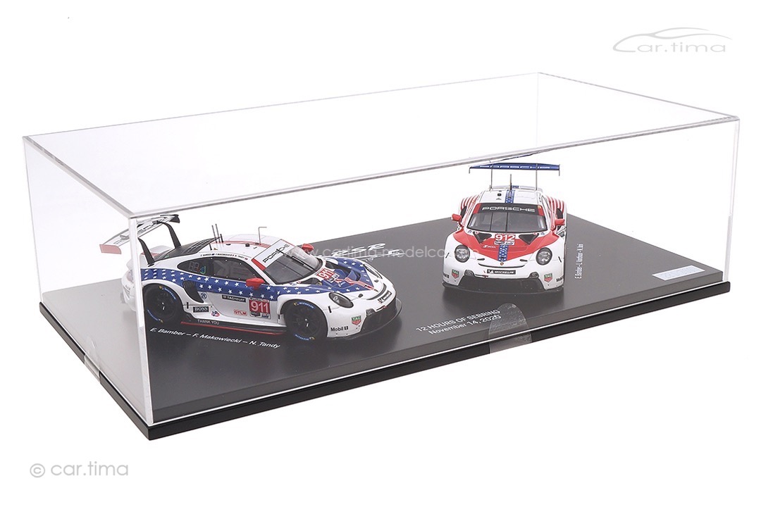 Set Porsche 911 RSR 12h Sebring 2020 #911 / #912 Spark 1:43 WAP0200120P0FW Set Porsche 911 RSR 12h Sebring 2020 #911 / #912 Spark 1:43 WAP0200120P0FW