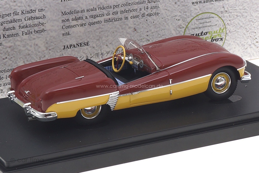 Babich Leningrad 1956 dunkelrot/gelb autocult 1:43 06050 Babich Leningrad 1956 dunkelrot/gelb autocult 1:43 06050