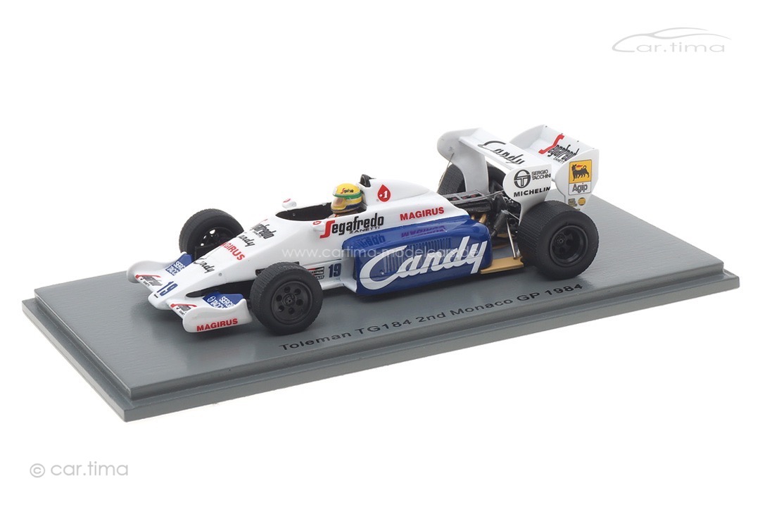 Toleman TG184 GP Monaco 1984 Ayrton Senna Spark 1:43 S2778 Toleman TG184 GP Monaco 1984 Ayrton Senna Spark 1:43 S2778