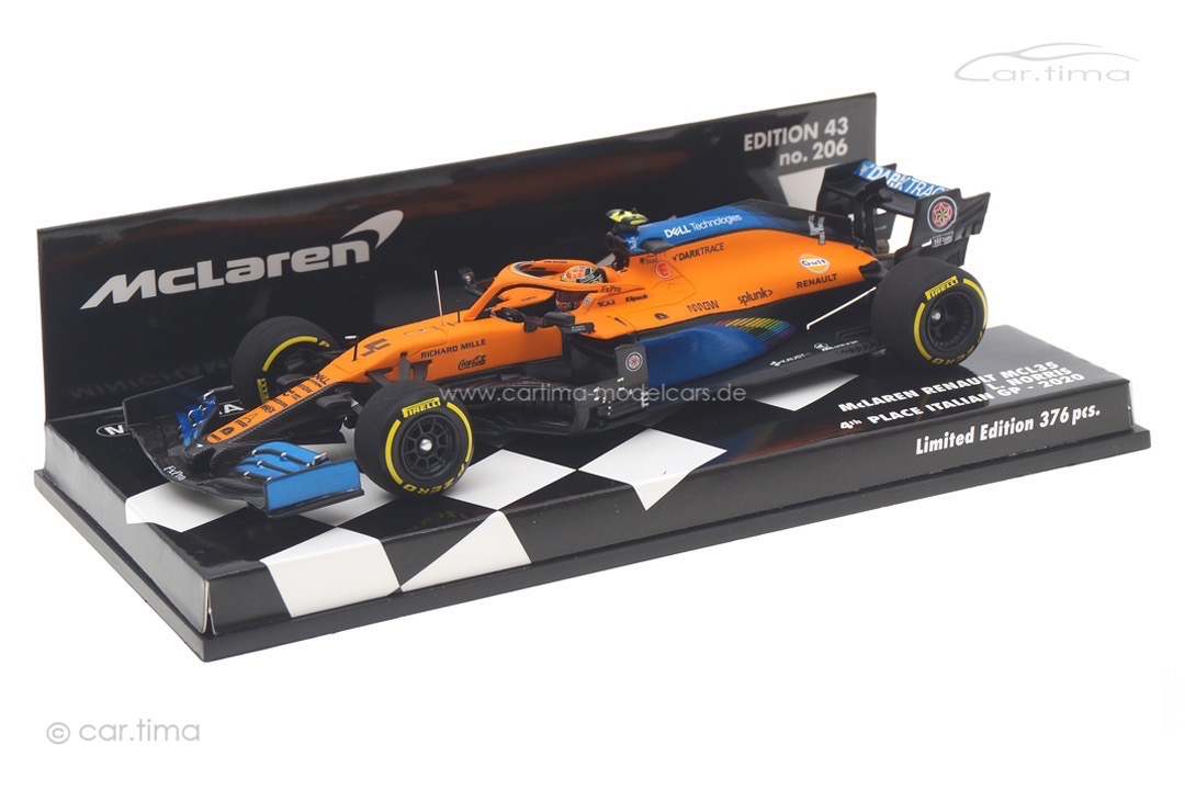 McLaren Renault MCL34 Italian GP 2020 L.Norris  Minichamps 1:43 537205104