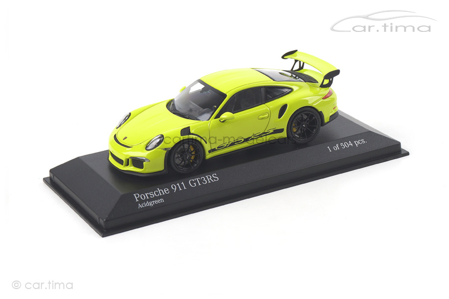 Porsche 911 (991) GT3 RS Acidgrün Minichamps 1:43 413063247