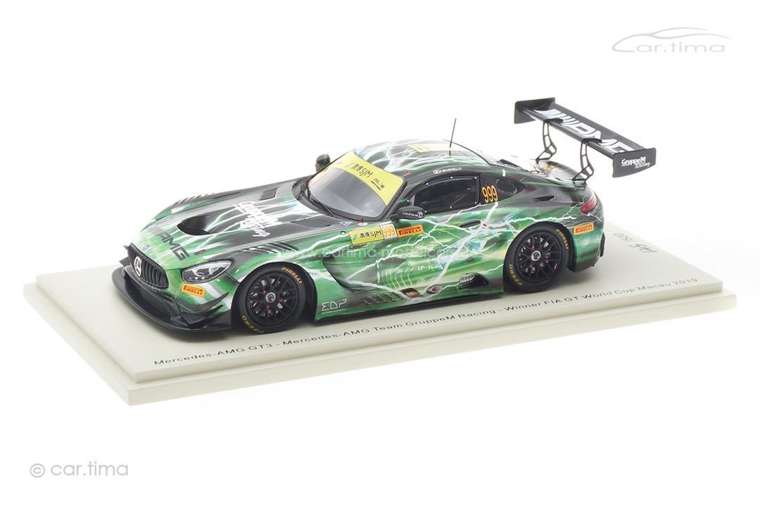 Mercedes-AMG GT3 Winner Macau 2019 Raffaele Marciello Spark 1:43 43MC19 Mercedes-AMG GT3 Winner Macau 2019 Raffaele Marciello Spark 1:43 43MC19
