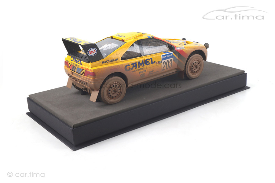 Peugeot 405 GT T-16 Winner Paris Dakar 1990 Dirty Version Top Marques 1:18 TMPD-03AD Peugeot 405 GT T-16 Winner Paris Dakar 1990 Dirty Version Top Marques 1:18 TMPD-03AD