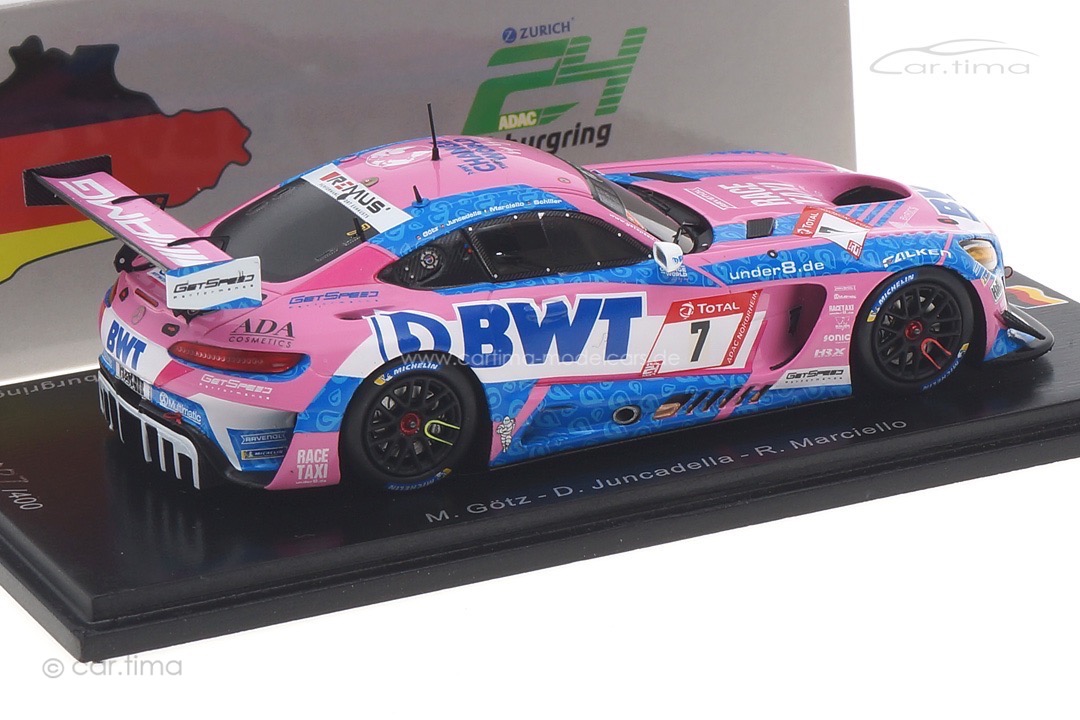 Mercedes-AMG GT3 24h Nürburgring 2021 Götz/Marciello/Juncadella Spark 1:43 SG752 Mercedes-AMG GT3 24h Nürburgring 2021 Götz/Marciello/Juncadella Spark 1:43 SG752