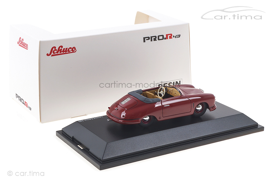 Porsche 356 Gmünd Cabriolet rot Schuco 1:43 450879600 Porsche 356 Gmünd Cabriolet rot Schuco 1:43 450879600