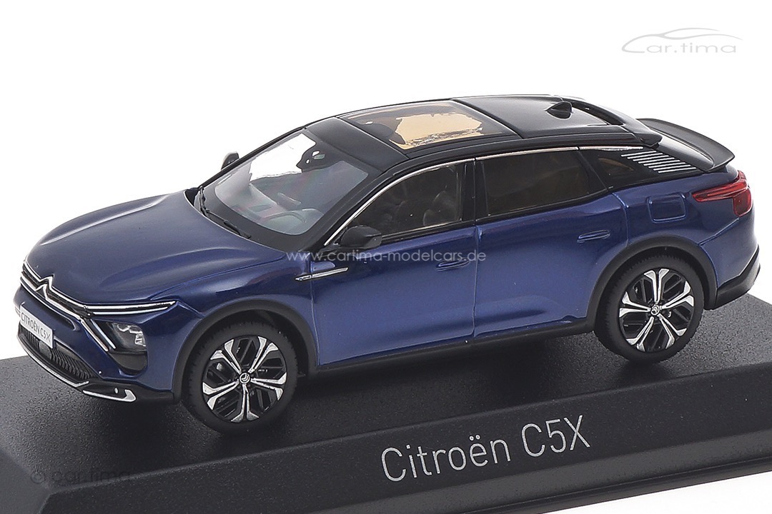 Citroën C5X 2021 Magnetique Blue Norev 1:43 155572