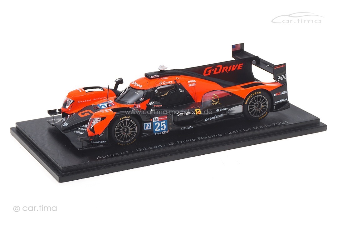 Aurus 01-Gibson 24h Le Mans 2021 Andrade/Falb/Merhi Spark 1:43 S8241