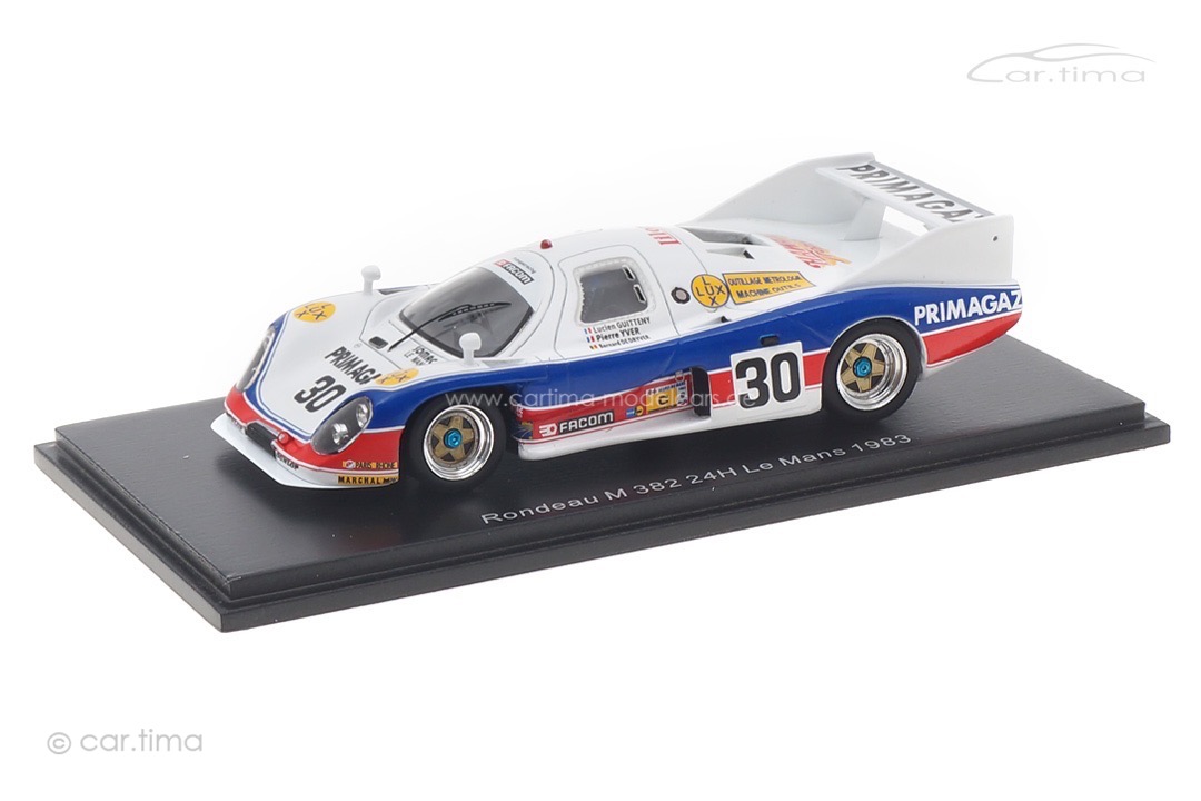 Rondeau M382 24h Le Mans 1983 Guitteny/Yver/de Dryver Spark 1:43 S2286 Rondeau M382 24h Le Mans 1983 Guitteny/Yver/de Dryver Spark 1:43 S2286