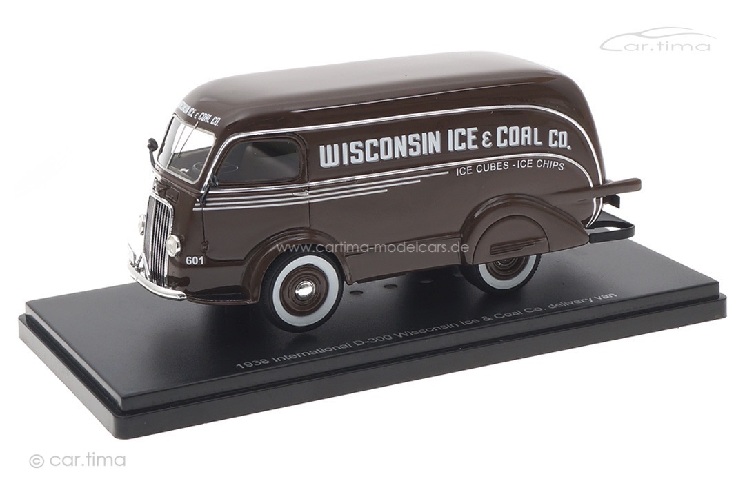International D-300 1938 Wisconsin Ice Co. delivery van 600 braun Esval 1:43 EMUS43080D