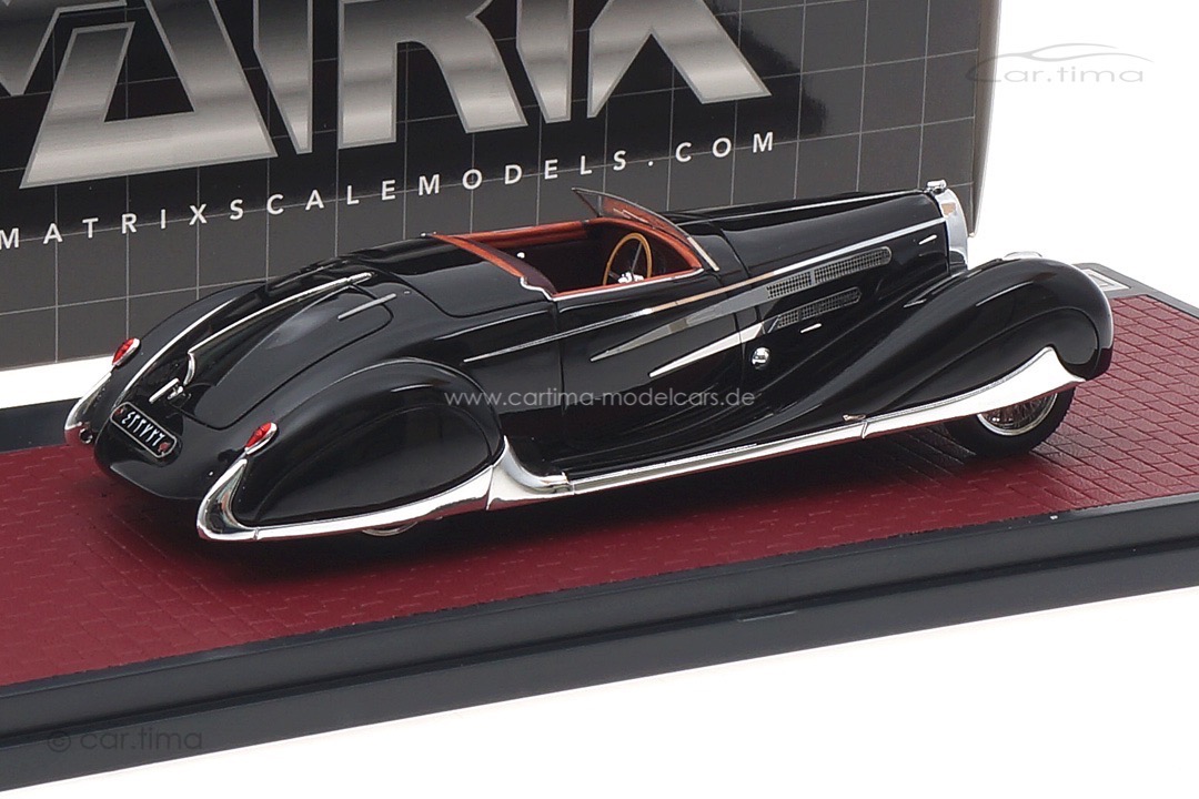 Bugatti T57C Cabriolet Vanvooren schwarz Matrix 1:43 MX50205-031B Bugatti T57C Cabriolet Vanvooren schwarz Matrix 1:43 MX50205-031B