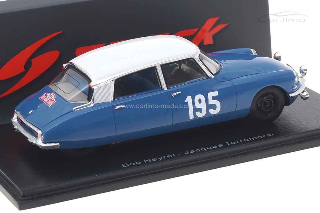Citroen DS19 Rallye Monte Carlo 1963 Neyret/Terramorsi Spark 1:43 S5533 Citroen DS19 Rallye Monte Carlo 1963 Neyret/Terramorsi Spark 1:43 S5533