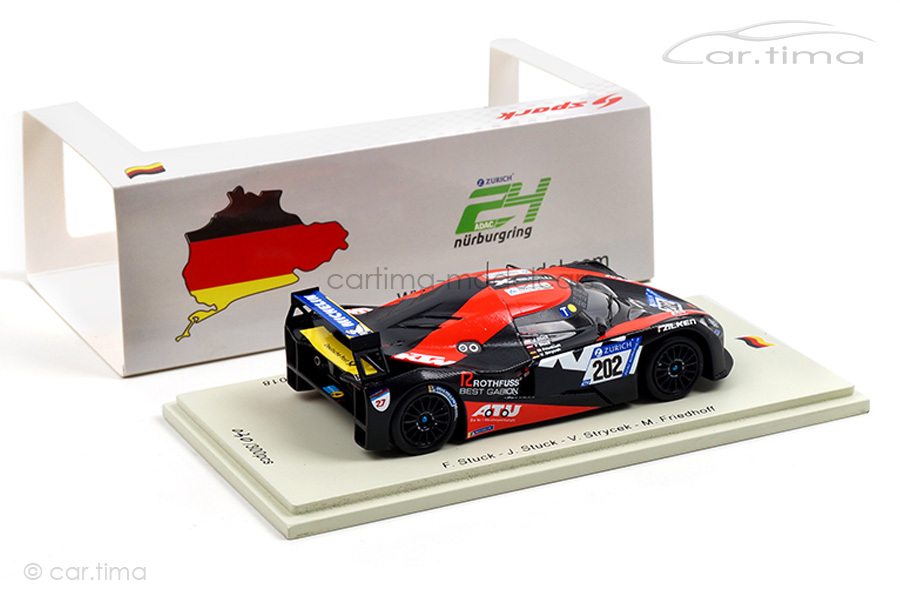 KTM X-Bow GT4 24h Nürburgring 2018 Stuck/Stuck/Strycek Spark 1:43 SG415 KTM X-Bow GT4 24h Nürburgring 2018 Stuck/Stuck/Strycek Spark 1:43 SG415