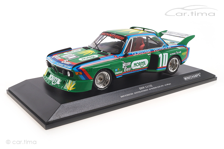 BMW 3.5 CSL 6h Watkins Glen 1976 Quester/Peterson Minichamps 1:18 155762610 BMW 3.5 CSL 6h Watkins Glen 1976 Quester/Peterson Minichamps 1:18 155762610