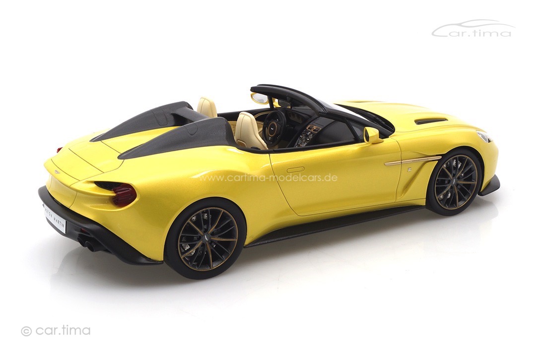 Aston Martin Vanquish Zagato Speedster Cosmopolitan Yellow TopSpeed 1:18 TS0230 Aston Martin Vanquish Zagato Speedster Cosmopolitan Yellow TopSpeed 1:18 TS0230