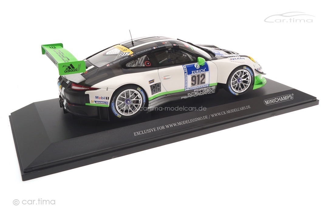 Porsche 911 (991) GT3 R 24h Nürburgring 2016 Christensen/Bergmeister/Makowiecki/Lietz Minichamps