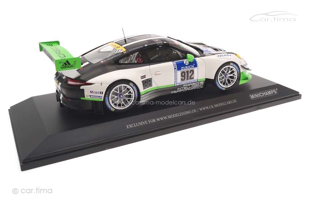Porsche 911 (991) GT3 R 24h Nürburgring 2016 Christensen/Bergmeister/Makowiecki/Lietz Minichamps Porsche 911 (991) GT3 R 24h Nürburgring 2016 Christensen/Bergmeister/Makowiecki/Lietz Minichamps