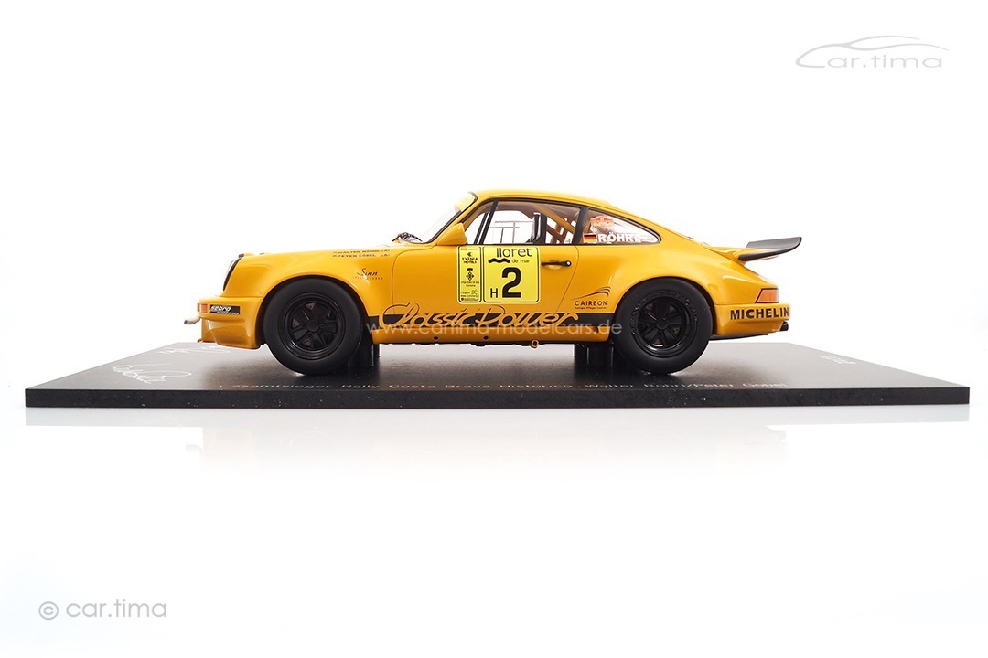 Porsche 911 RSR Winner Rallye Costa Brava 2009 Röhrl/Göbel Spark 1:18 CA01814002